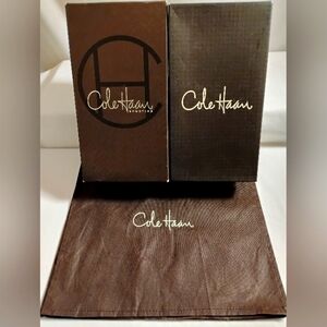 AUTHENTIC COLE HAAN SHOE BOXES WITH SHOE DUST BAG BUNDLE 9.5M WOMEN USA